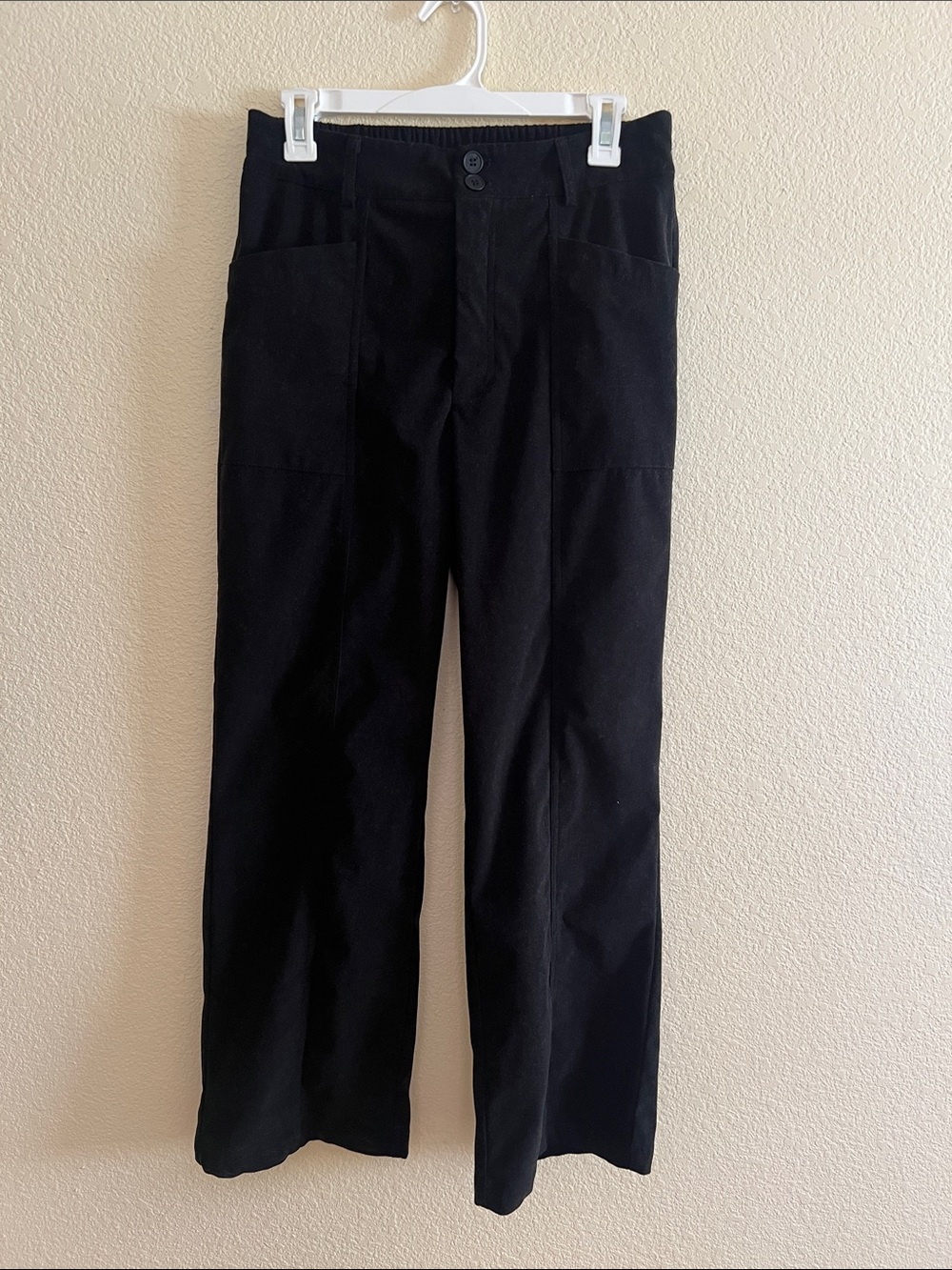 Women's Black Straight-Leg Pants